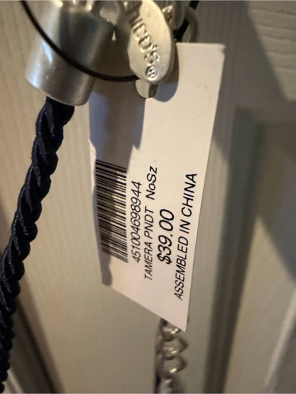 NWT - Chicos - TAMERA PNDT On Navy Cord long